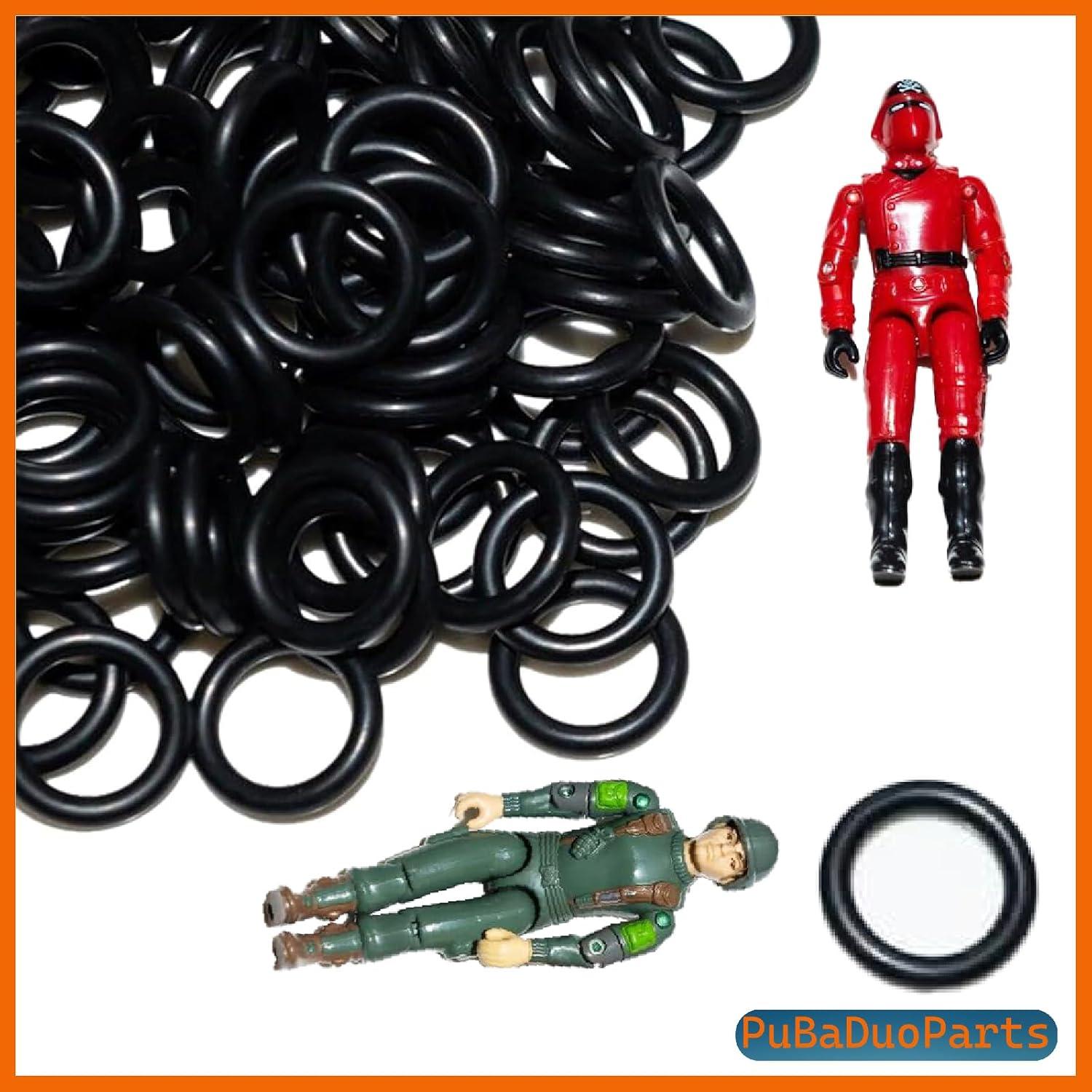 Kit de 50 O-Rings para Cinturones de Figuras de Acción GI Joe