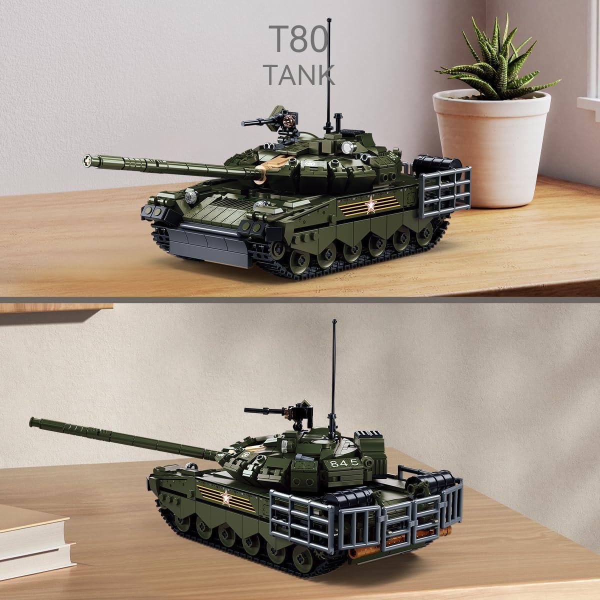 Bloque de Construcción Tanque T80 DAHONPA 790 Piezas