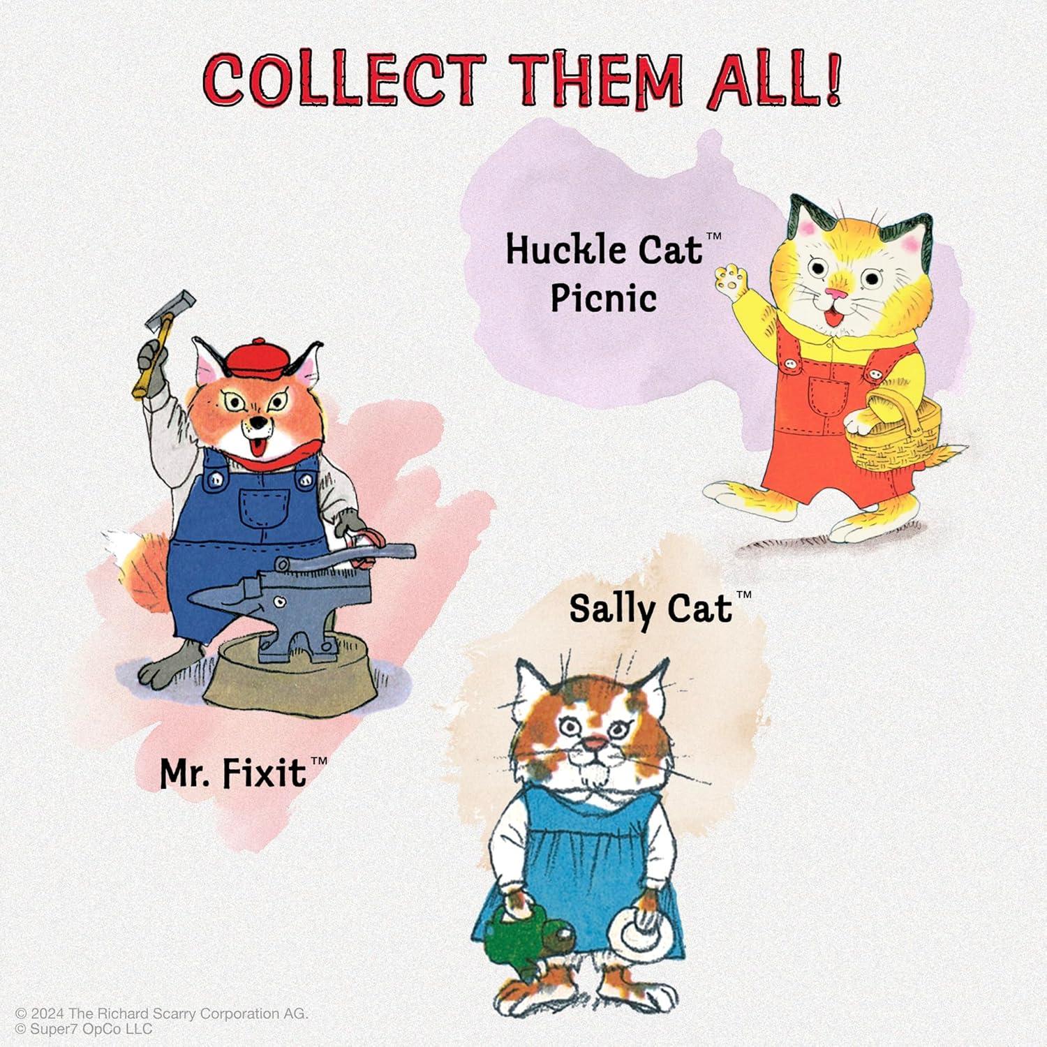 Figura de Acción Huckle Cat Super7 9.53 cm con Accesorio