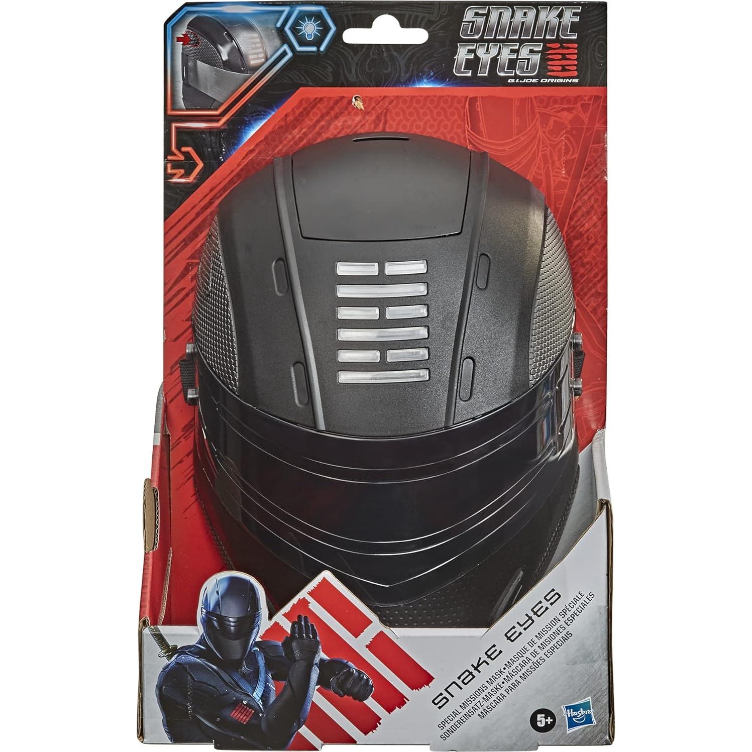 Máscara Electrónica de Snake Eyes G.I. Joe - Juguete Rol 5+