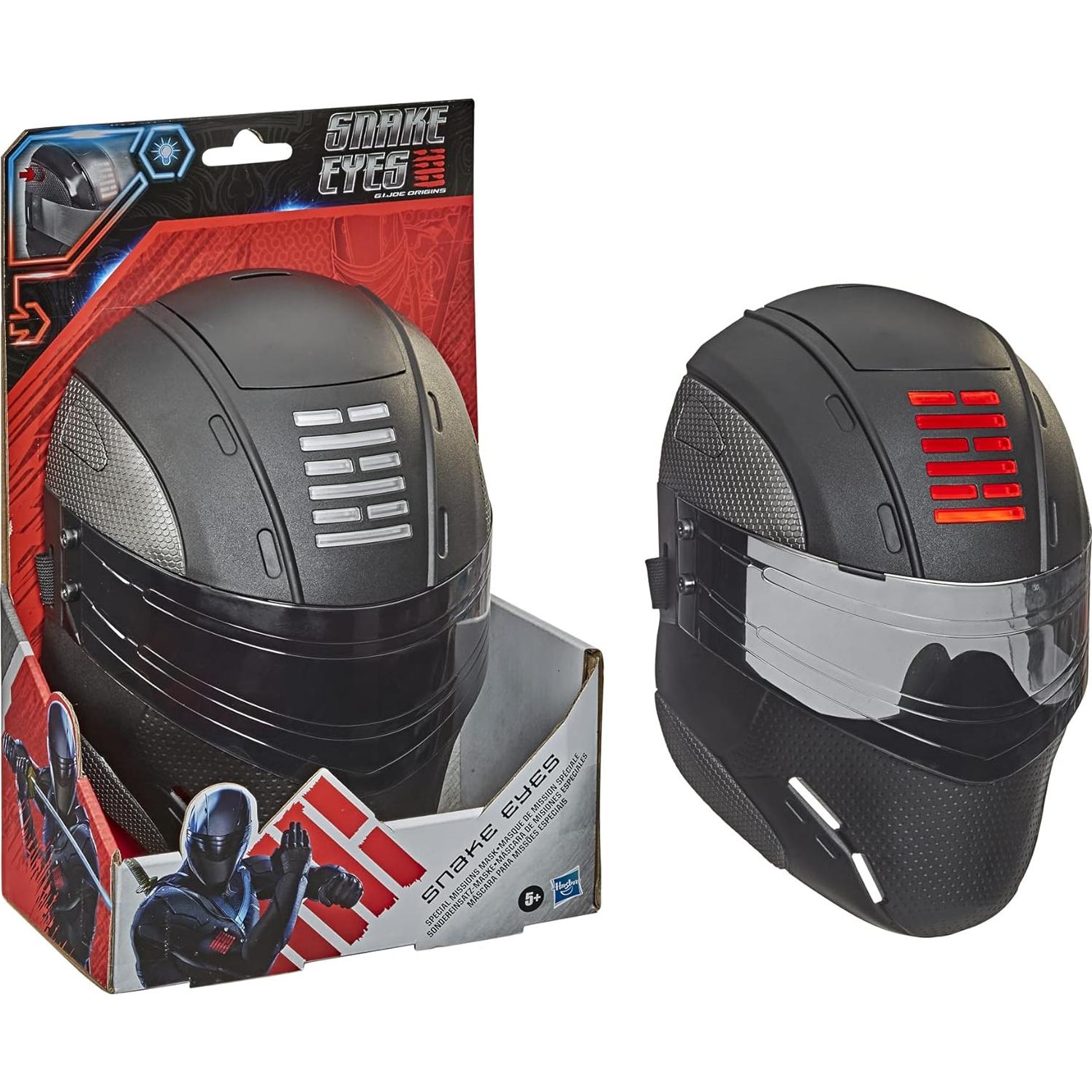 Máscara Electrónica de Snake Eyes G.I. Joe - Juguete Rol 5+