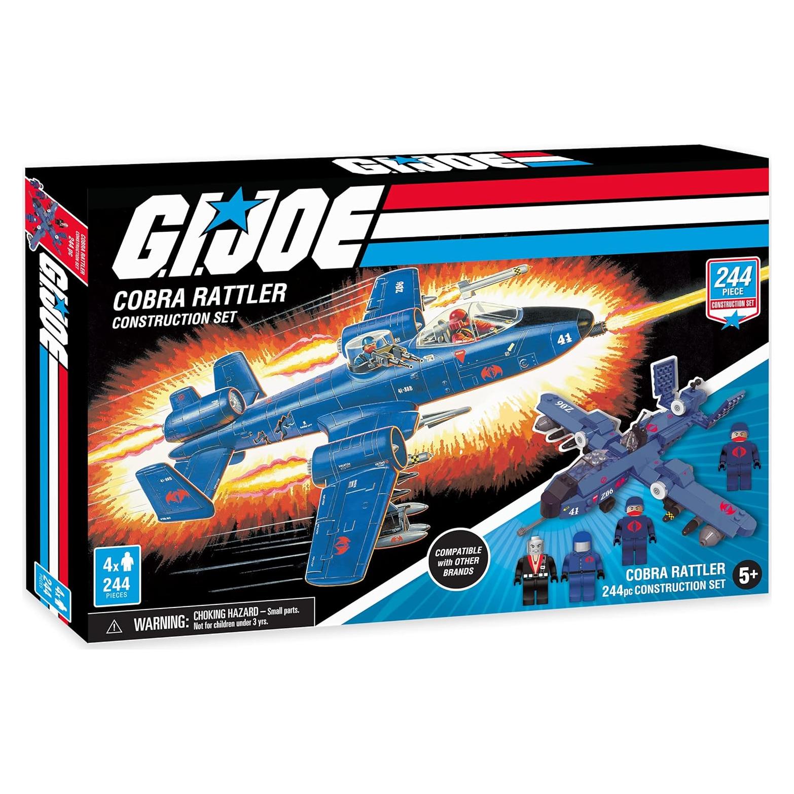 Conjunto de Construcción GI Joe Cobra Rattler 244 Piezas