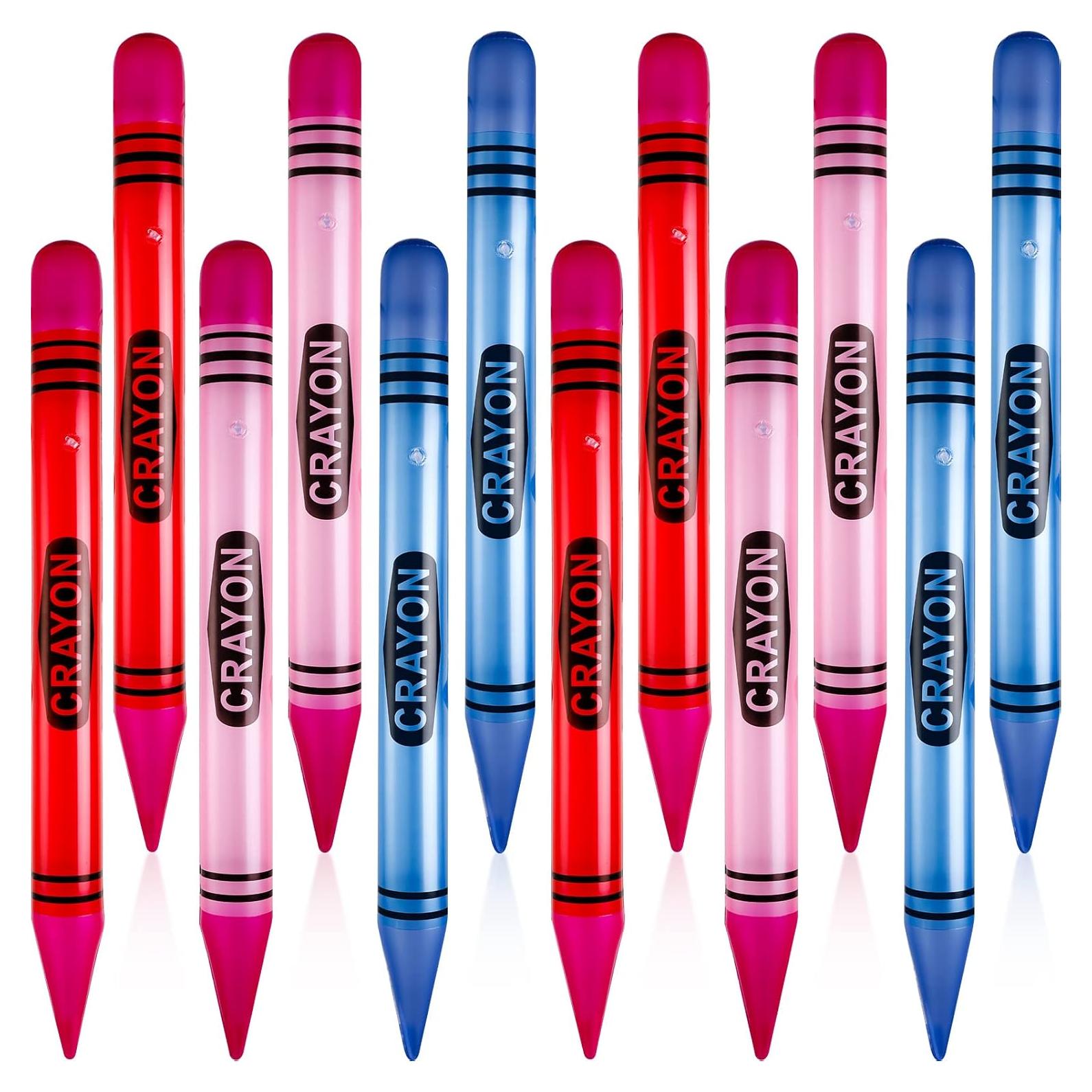 Raiten 12 Crayones Inflables Gigantes 104.9 cm Decoración