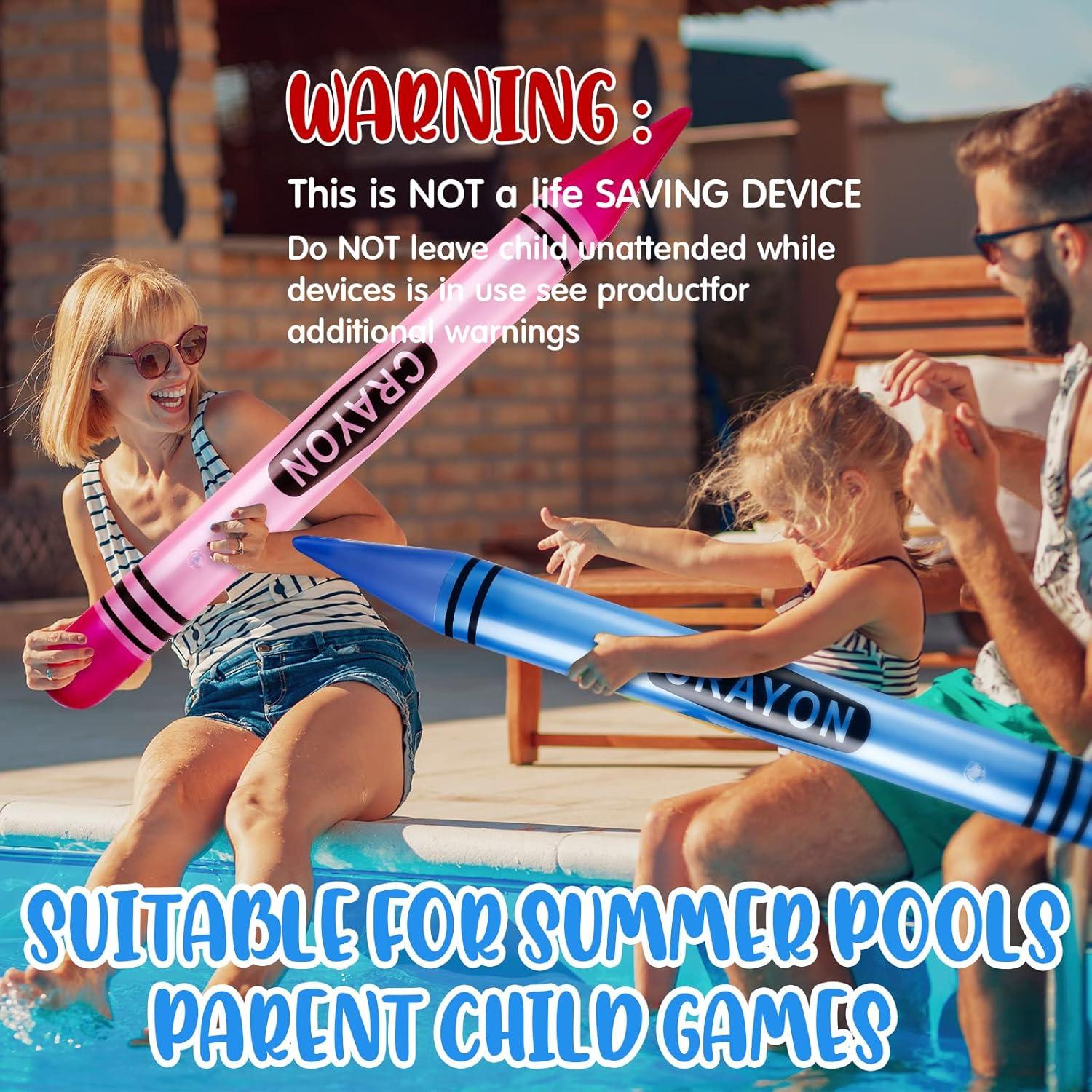 Raiten 12 Crayones Inflables Gigantes 104.9 cm Decoración