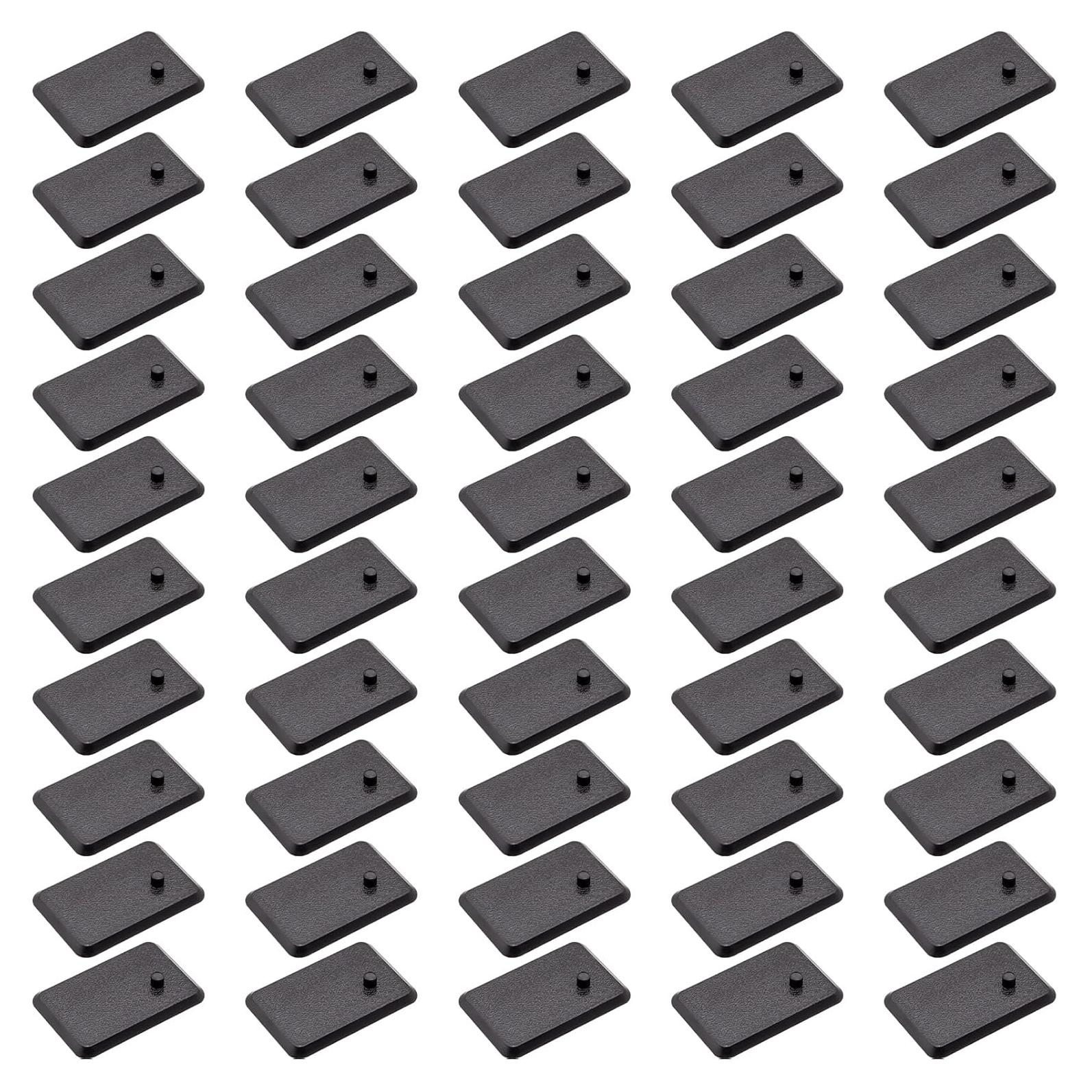 Base de Exhibición de Plástico Negro SIXPOINTS 50 Piezas para Figuras de 3.75"