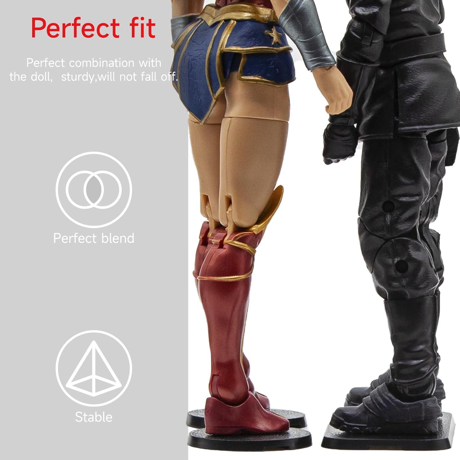 Soportes de Exhibición de Figuras 70 Piezas SIXPOINTS Negro