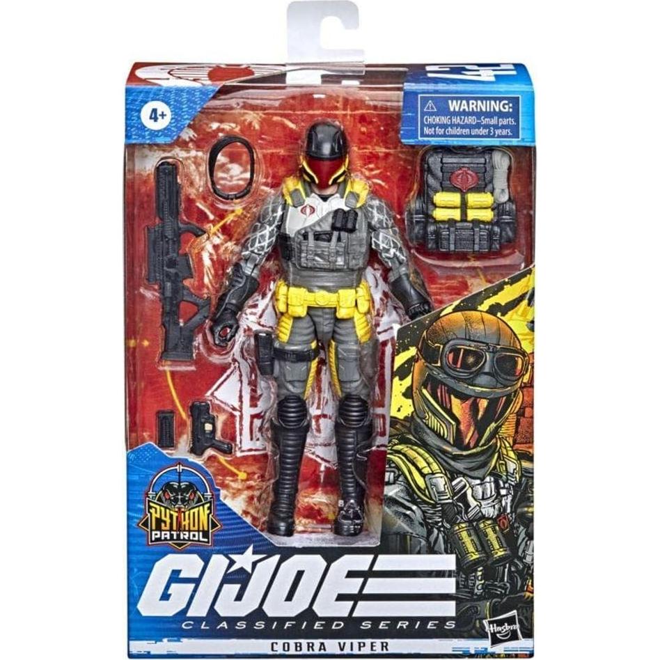 Figura de Acción G.I. Joe Clasificada Snake Viper 15.24 cm Hasbro