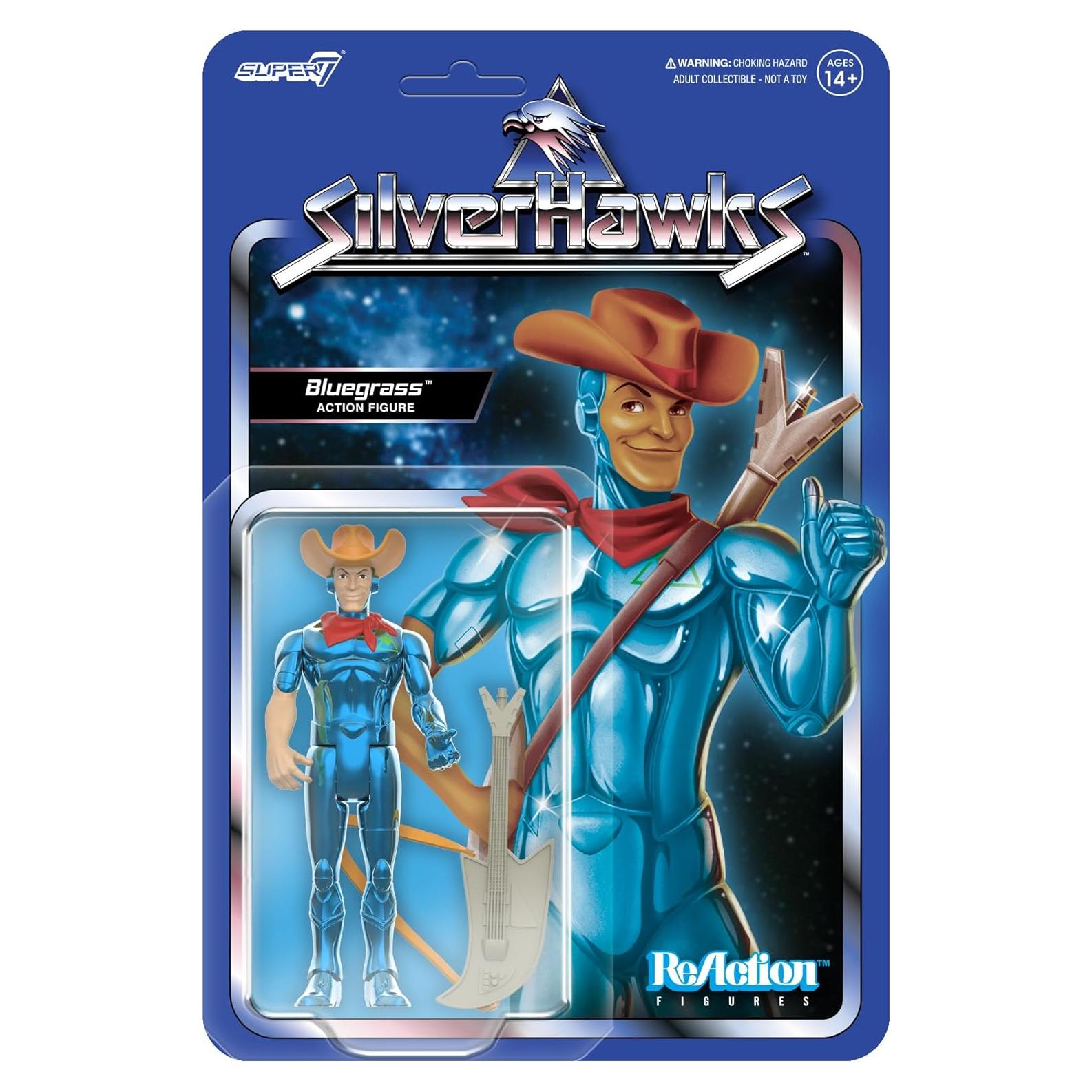 Figura de Acción Bluegrass SilverHawks Super7 9.53 cm