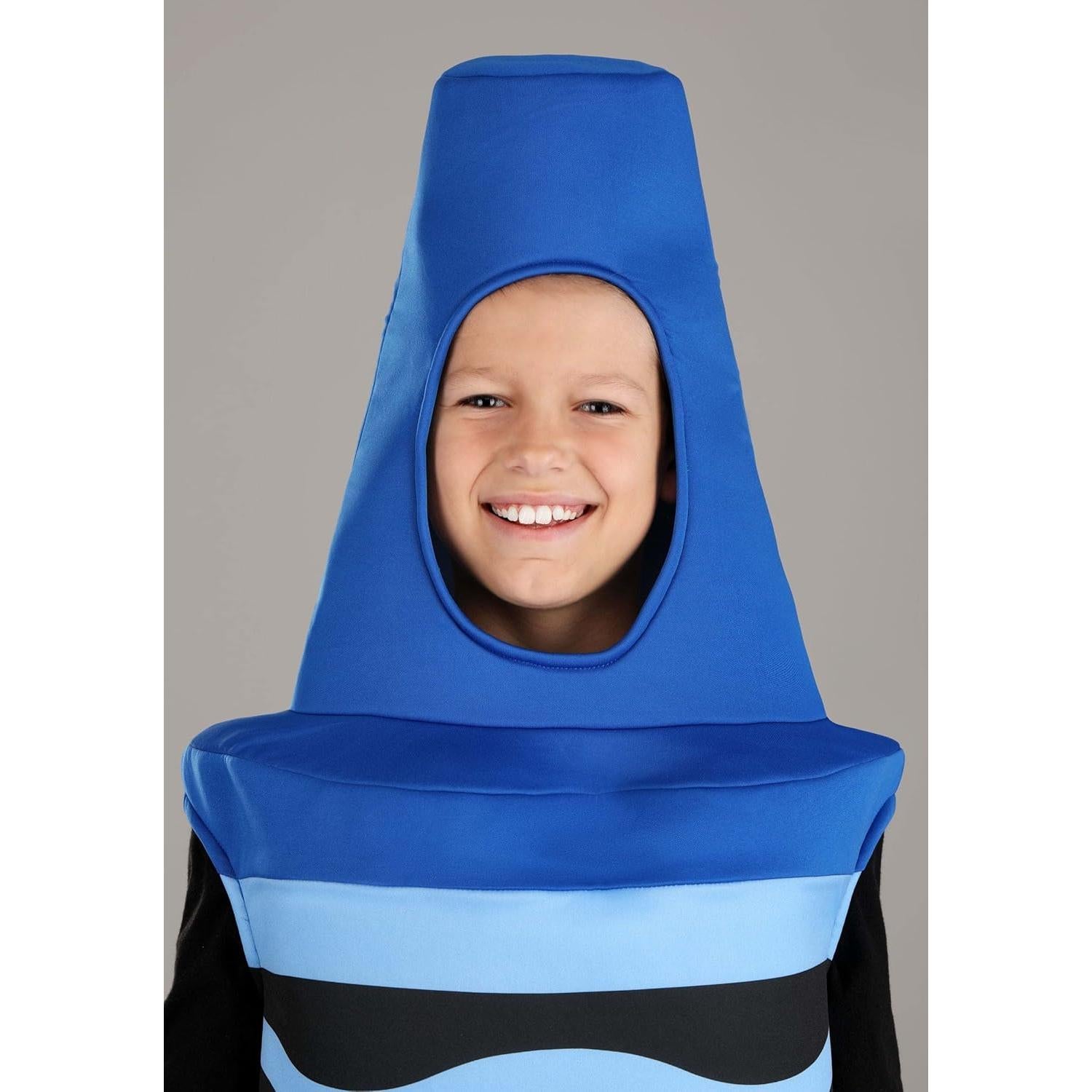 Disfraz Crayón Azul Crayola Niños Túnica Espuma Licencia