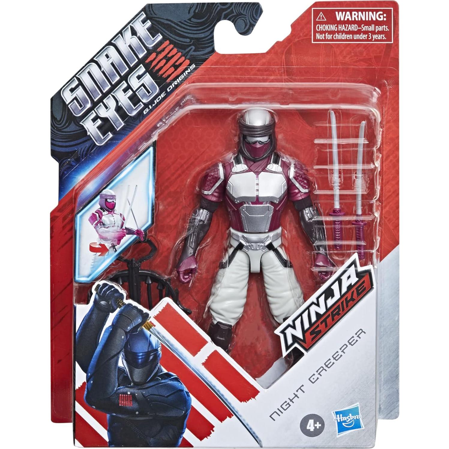 Figura de Acción G.I. Joe Orígenes Snake Eyes Night Creeper 15 cm