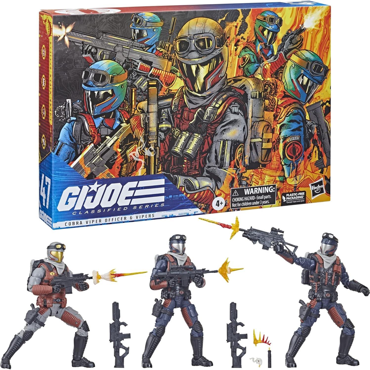 Figuras G.I. Joe Cobra Viper Oficial 15.24 cm Hasbro - 32 Accesorios