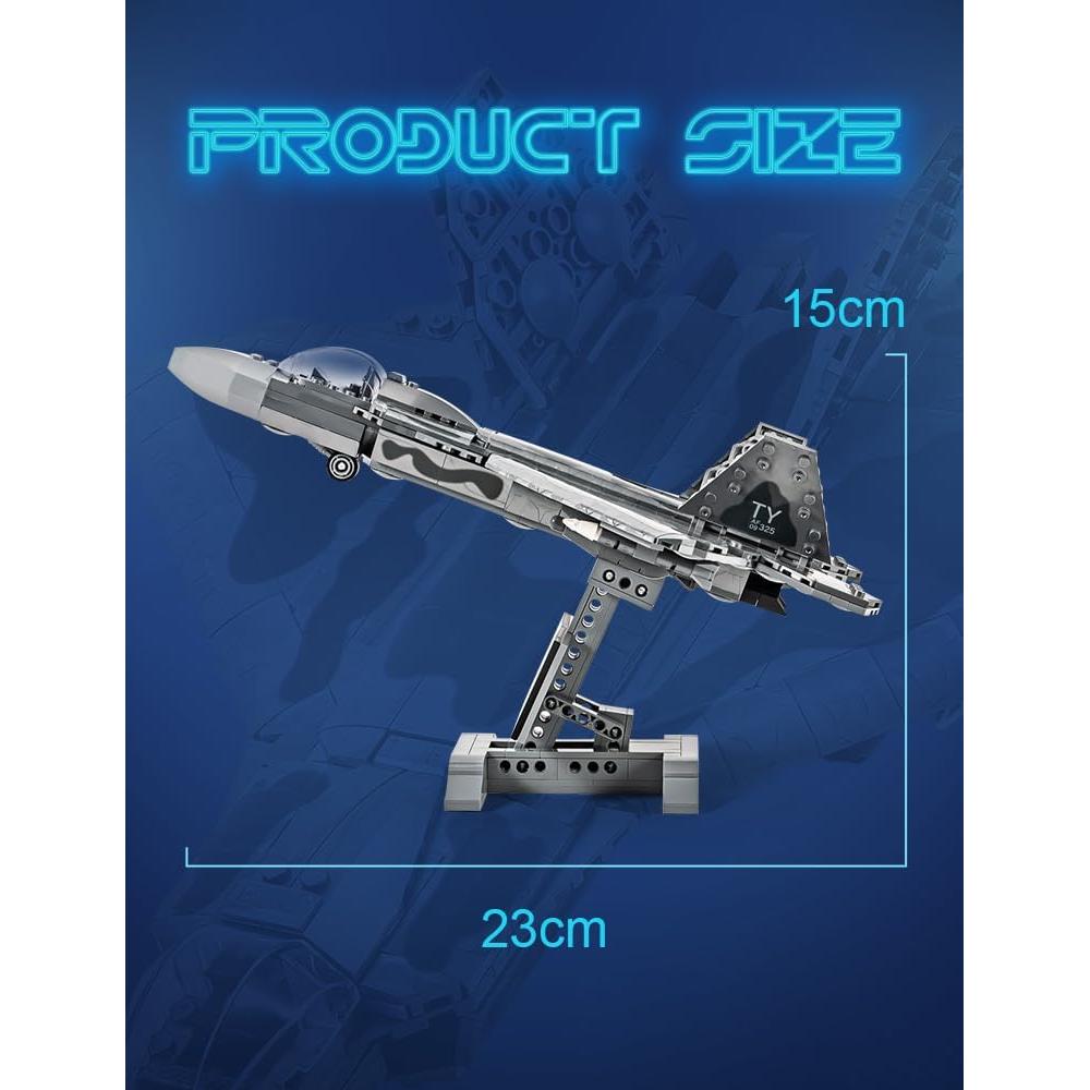 Set de Bloques de Construcción SEMKY F-22 Raptor 626 Piezas