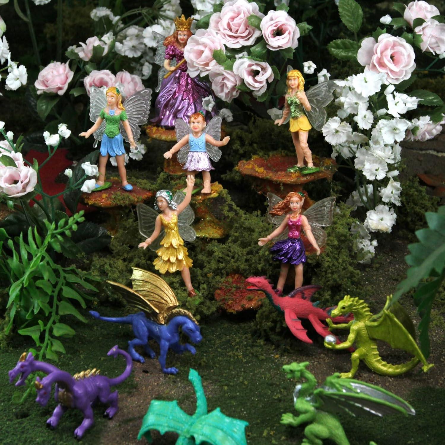 Figuras de Hadas y Dragones Safari Ltd. Super Toob 12 Piezas