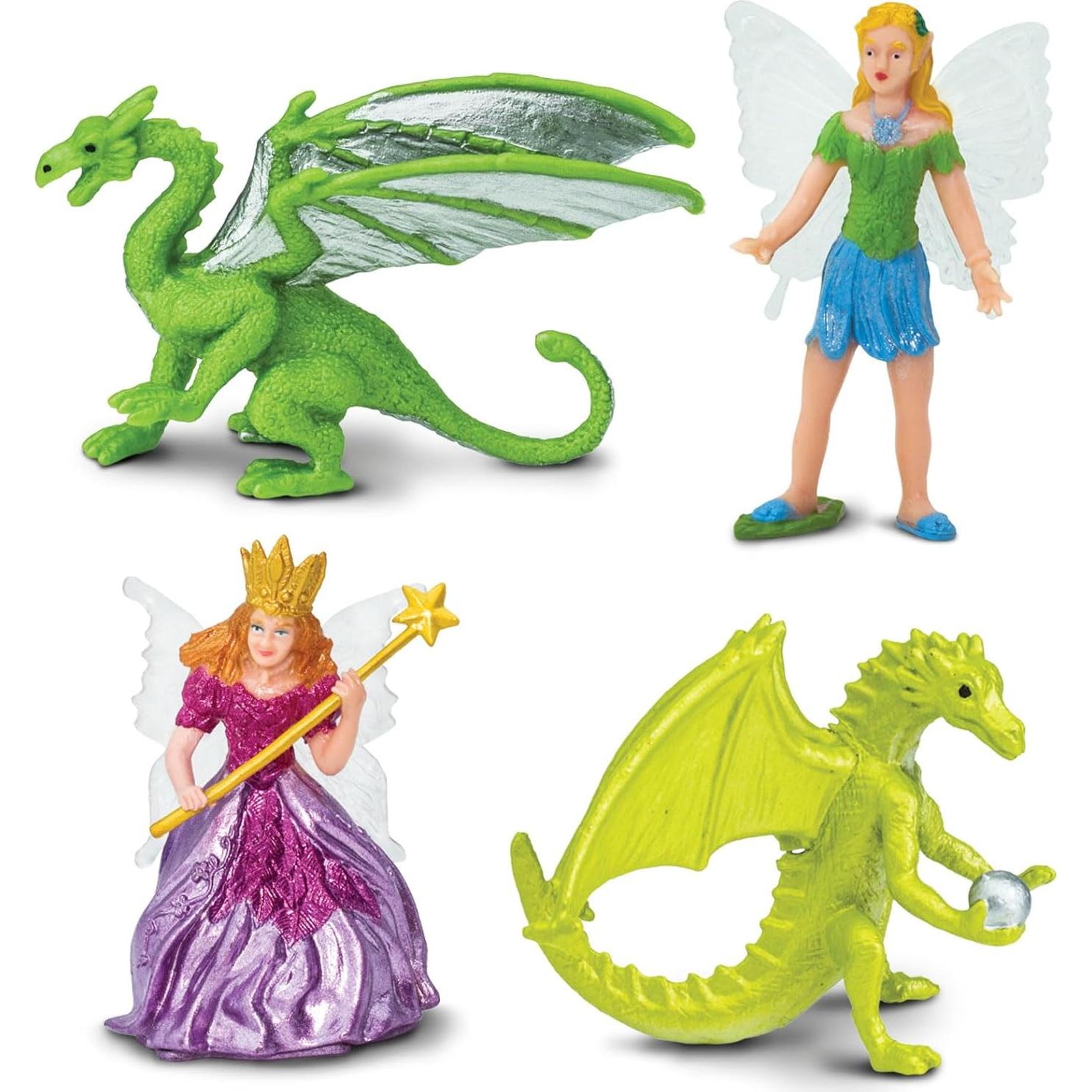 Figuras de Hadas y Dragones Safari Ltd. Super Toob 12 Piezas