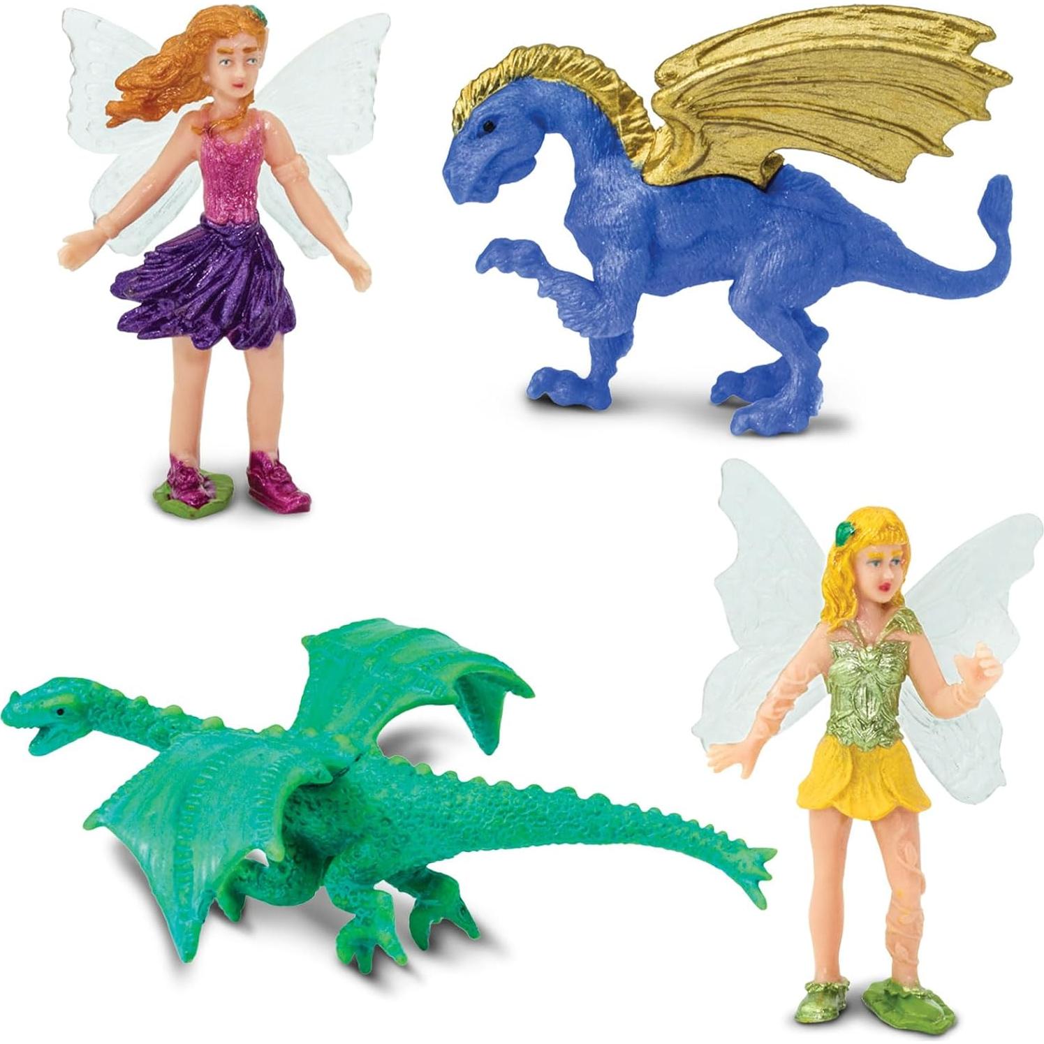 Figuras de Hadas y Dragones Safari Ltd. Super Toob 12 Piezas