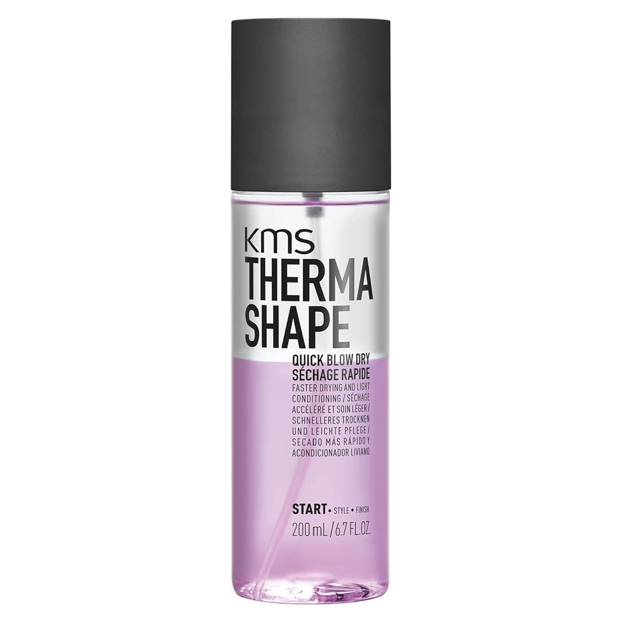 KMS Thermashape Spray Secado Rápido 200 g Acabado Natural