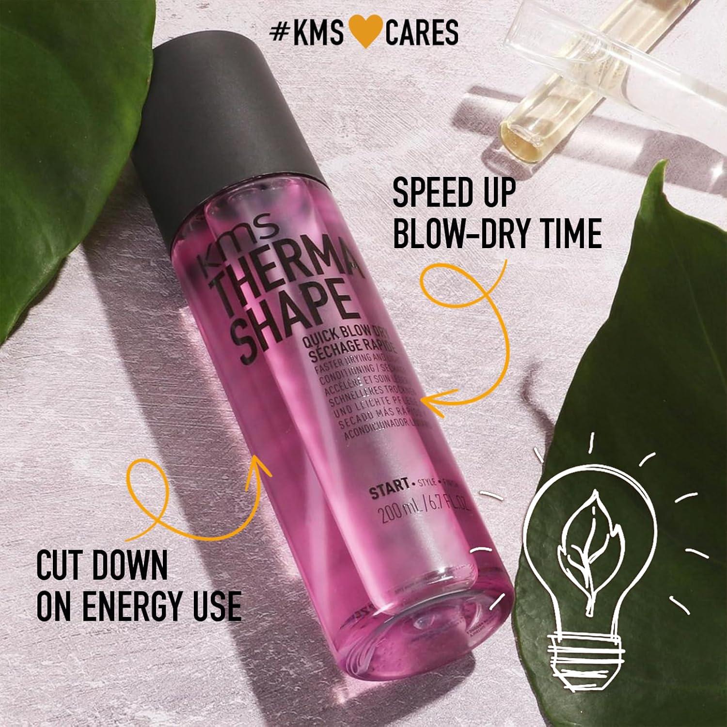 KMS Thermashape Spray Secado Rápido 200 g Acabado Natural