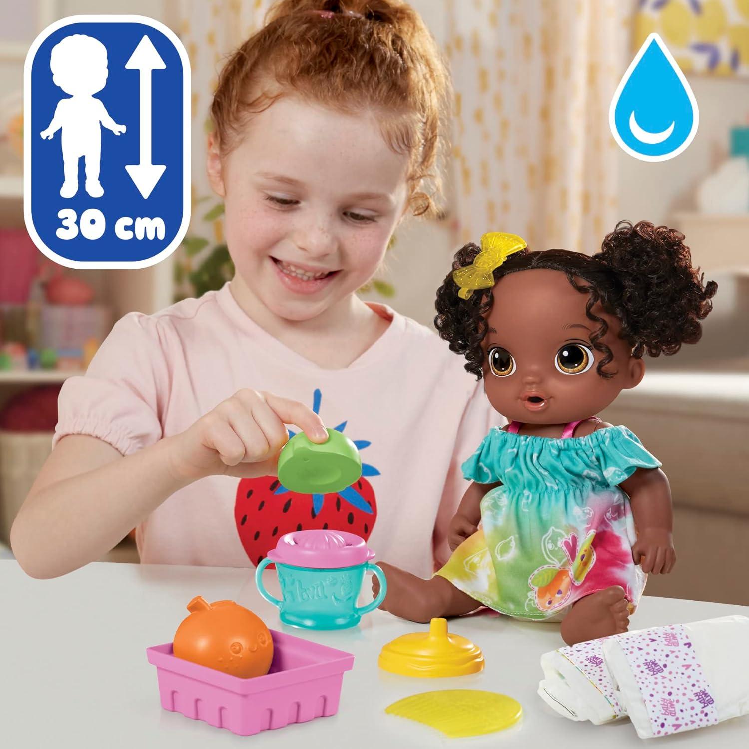 Muñeca Baby Alive Fruity Sips 30.48 cm con Exprimidor y Accesorios