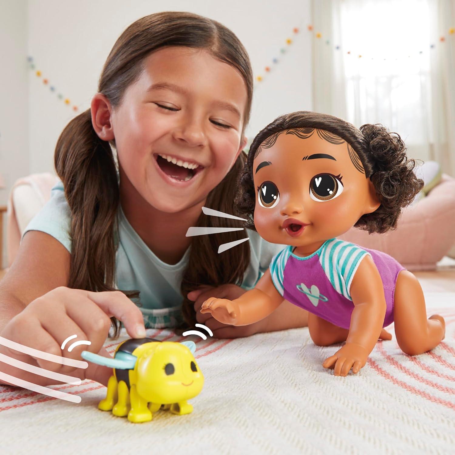 Muñeca Electrónica Baby Alive Tilly Tinker que Gatea 27 cm