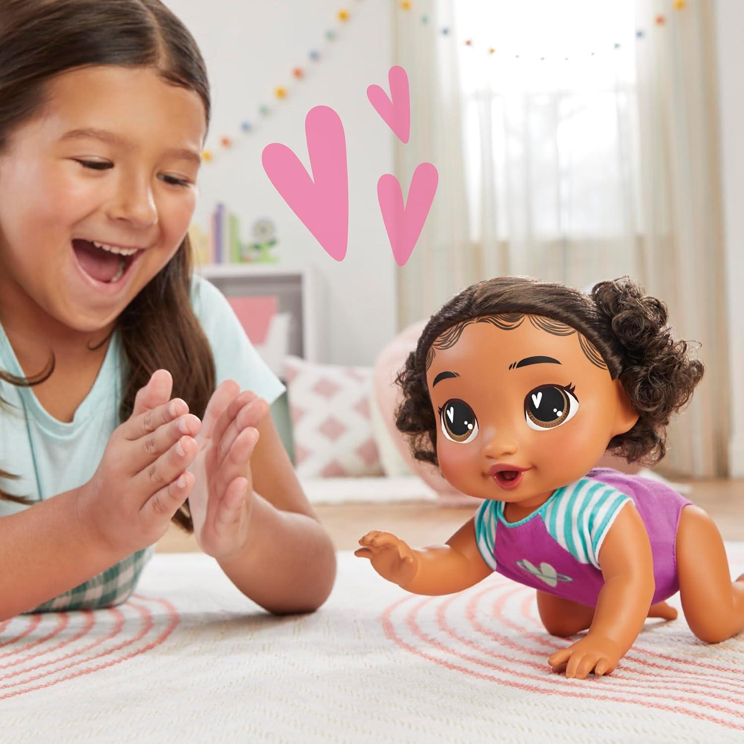 Muñeca Electrónica Baby Alive Tilly Tinker que Gatea 27 cm