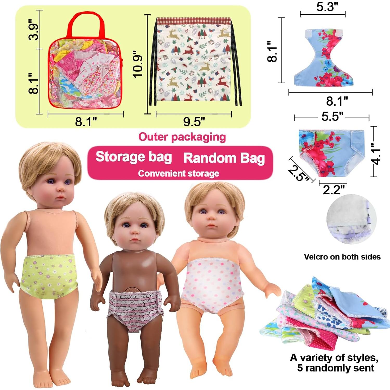 Conjunto de Ropa para Muñecas 30-41 cm - 12 Piezas REDFIREAM