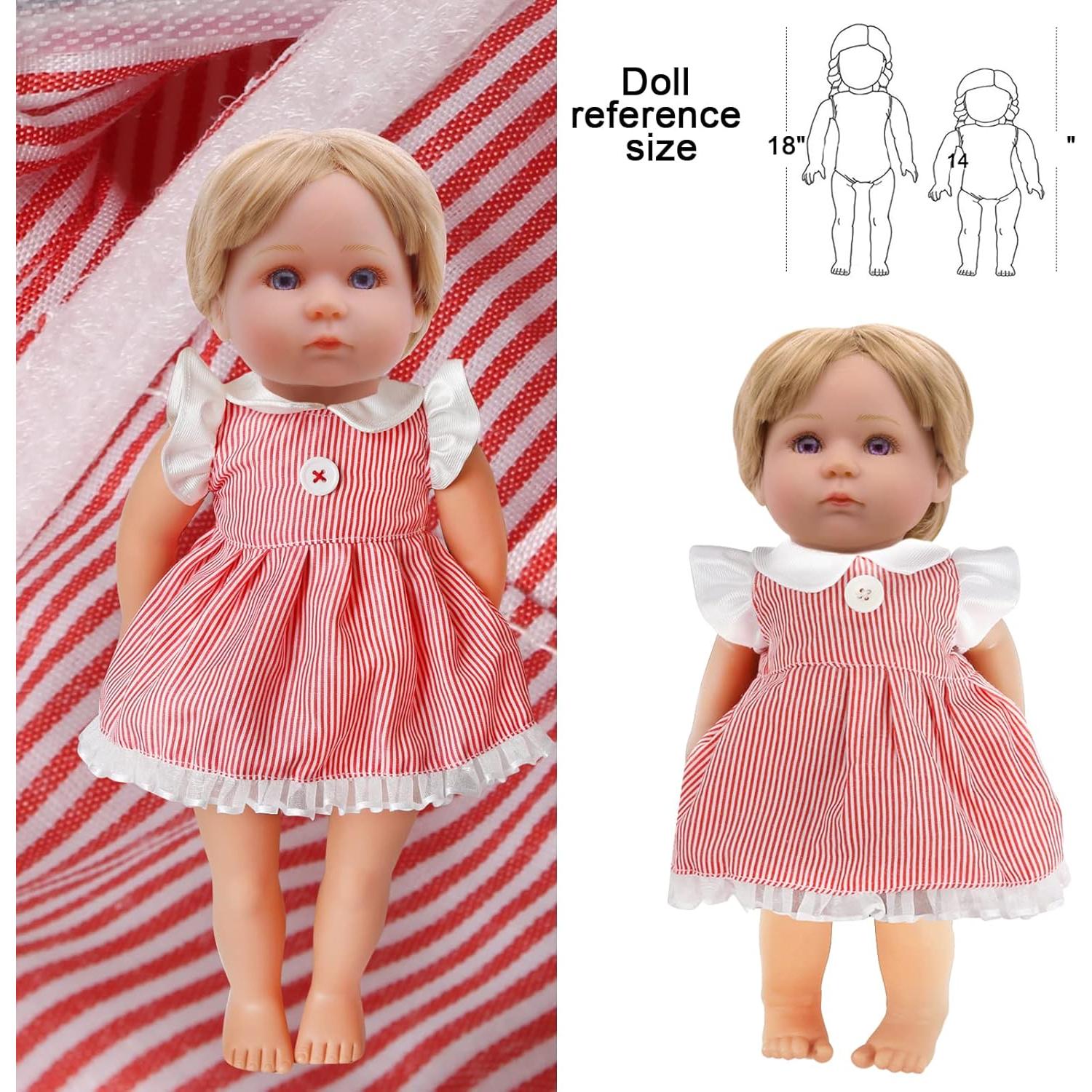 Conjunto de Ropa para Muñecas 30-41 cm - 12 Piezas REDFIREAM