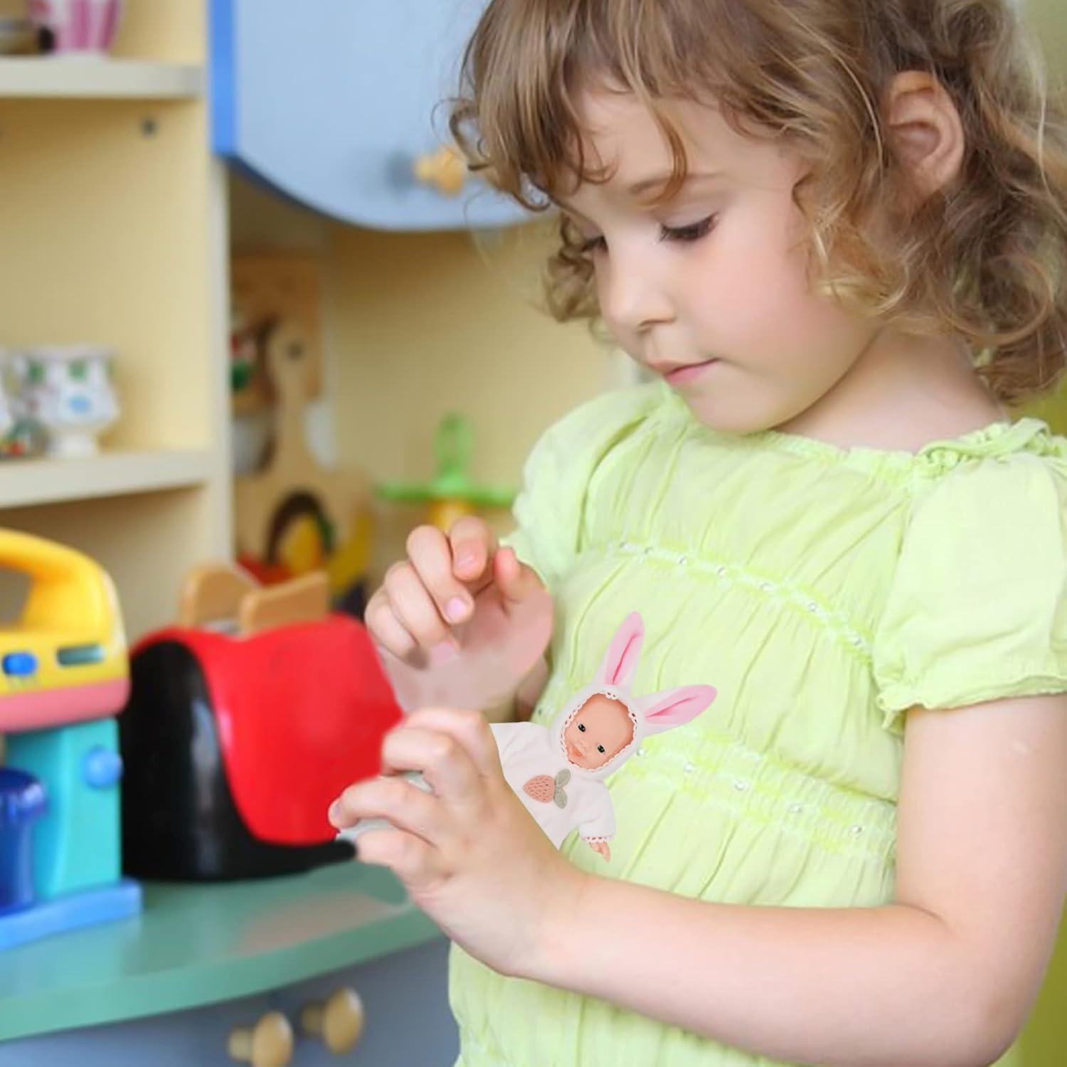 Muñecas Mini Bebé ONEST 5 Pulgadas con Ropa Hecha a Mano