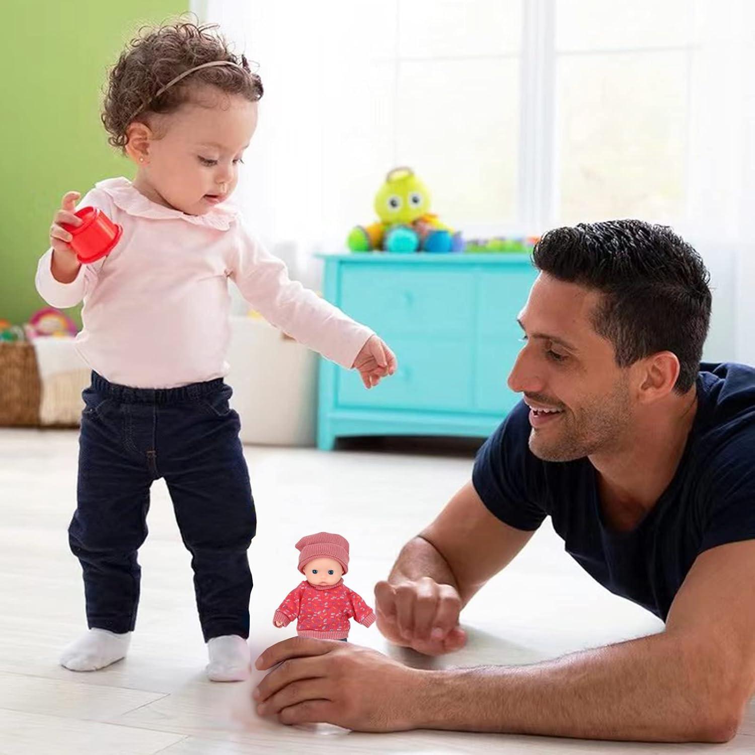 Muñecas Mini Bebé ONEST 5 Pulgadas con Ropa Hecha a Mano