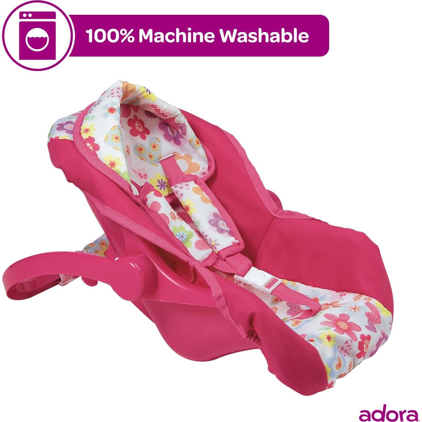 Asiento de Coche para Muñecas Adora Poder Floral - 50.8 cm