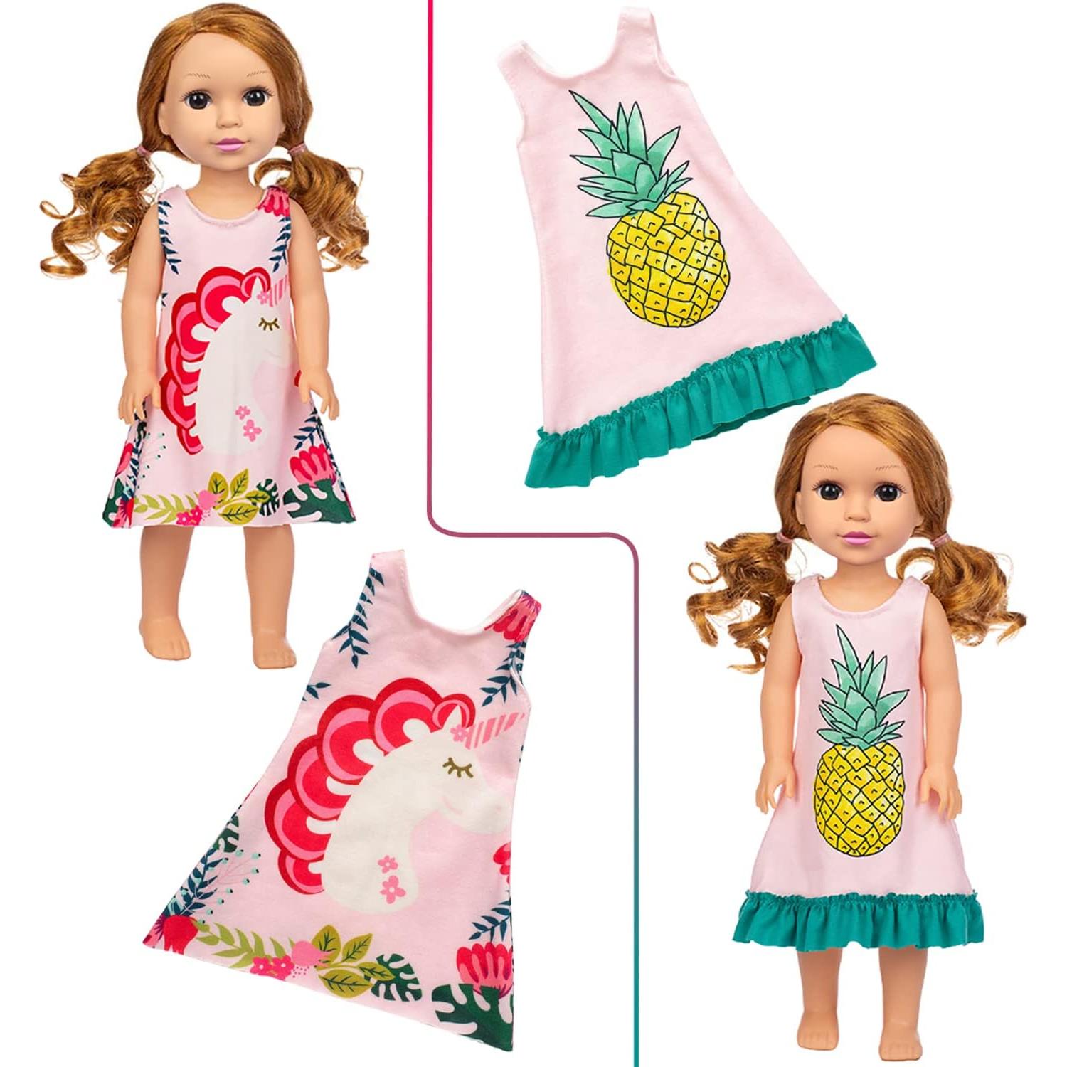 ZITA ELEMENT 10 Conjuntos Ropa de Muñeca 37 cm Moda y Fiesta