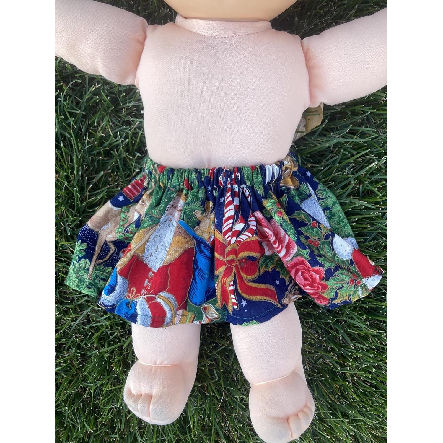 Falda azul marino para muñecas Cabbage Patch 40.64 cm