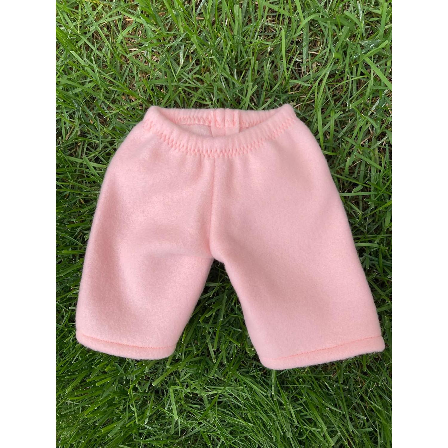 Pantalón de forro polar durazno para muñecas Cabbage Patch 40 cm