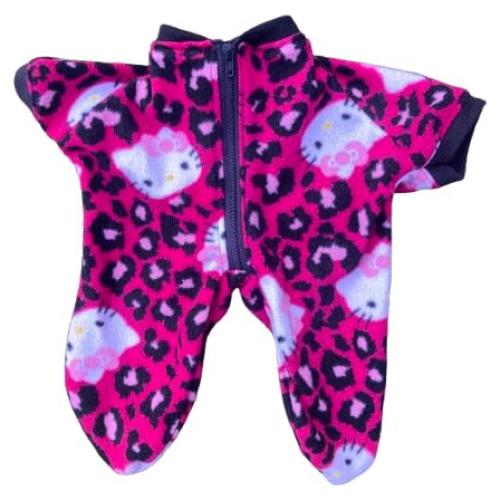 Pijama para muñecas Cabbage Patch 16" gato negro y rosa