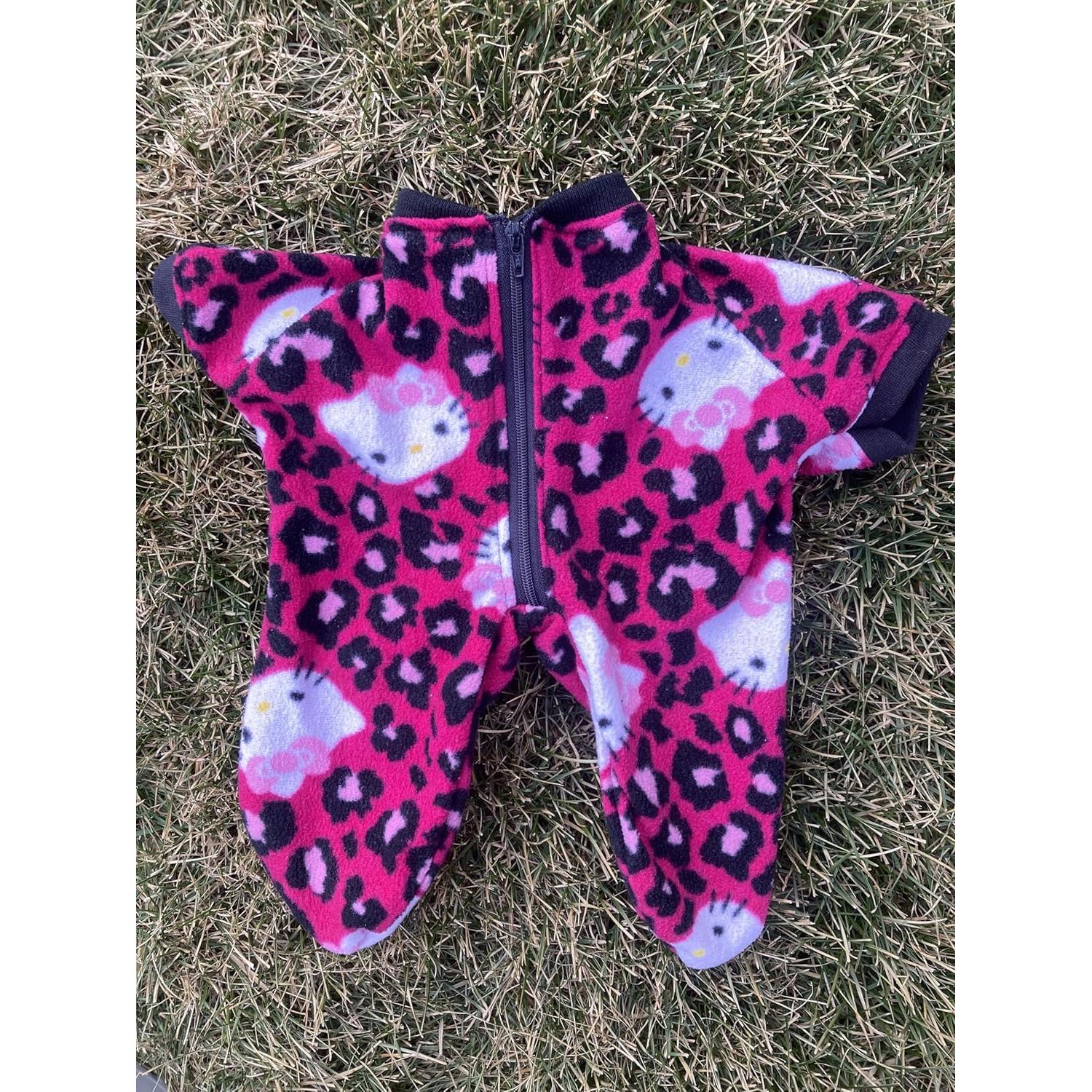 Pijama para muñecas Cabbage Patch 16" gato negro y rosa