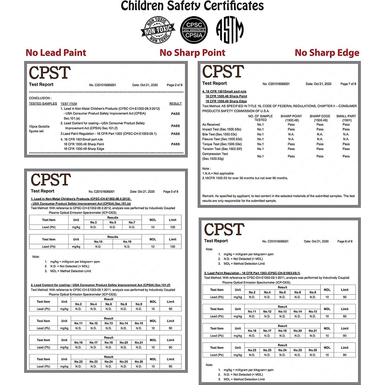 Conjunto de 10 Figuras de Godzilla TwCare - Juguetes de Acción