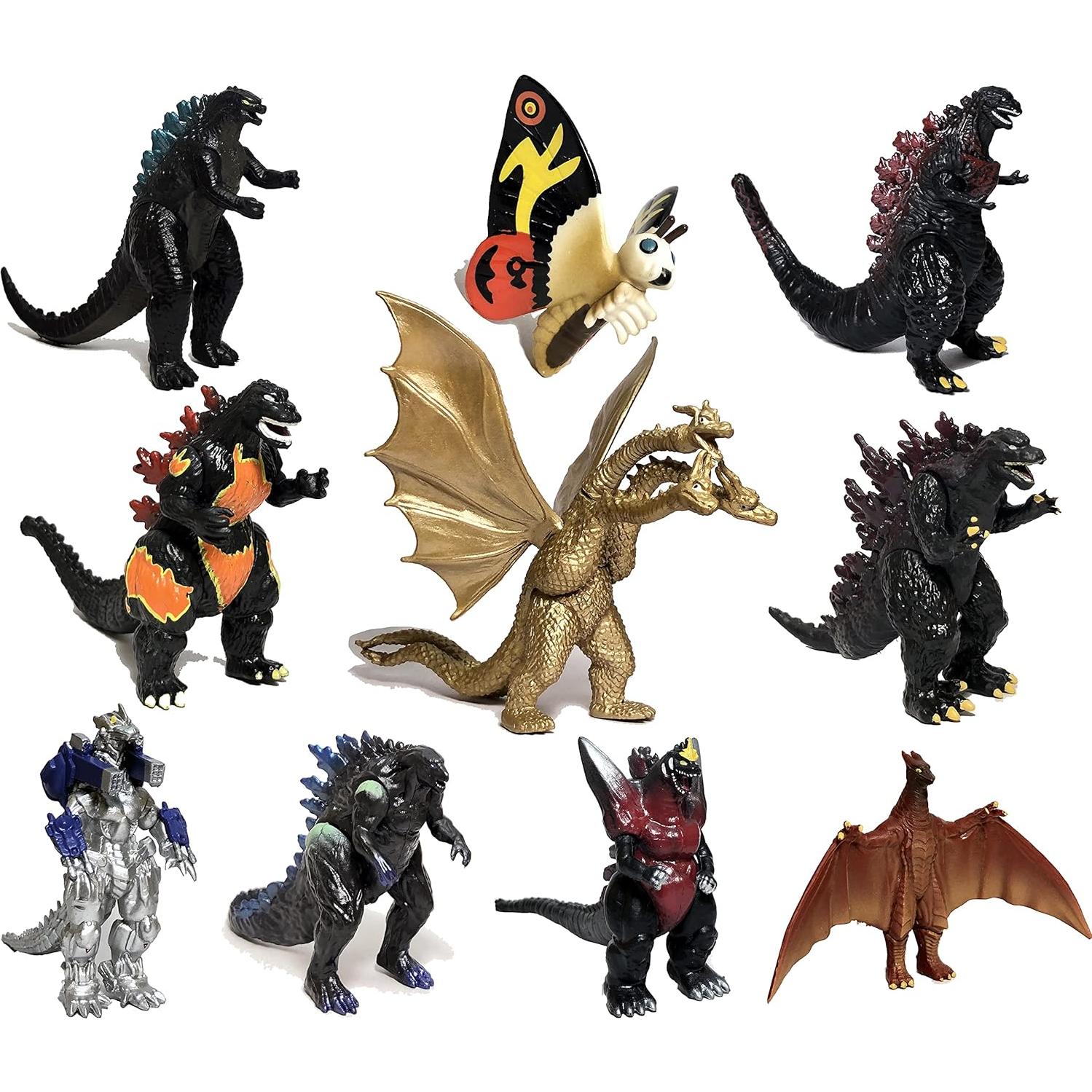 Conjunto de 10 Figuras de Godzilla TwCare - Juguetes de Acción