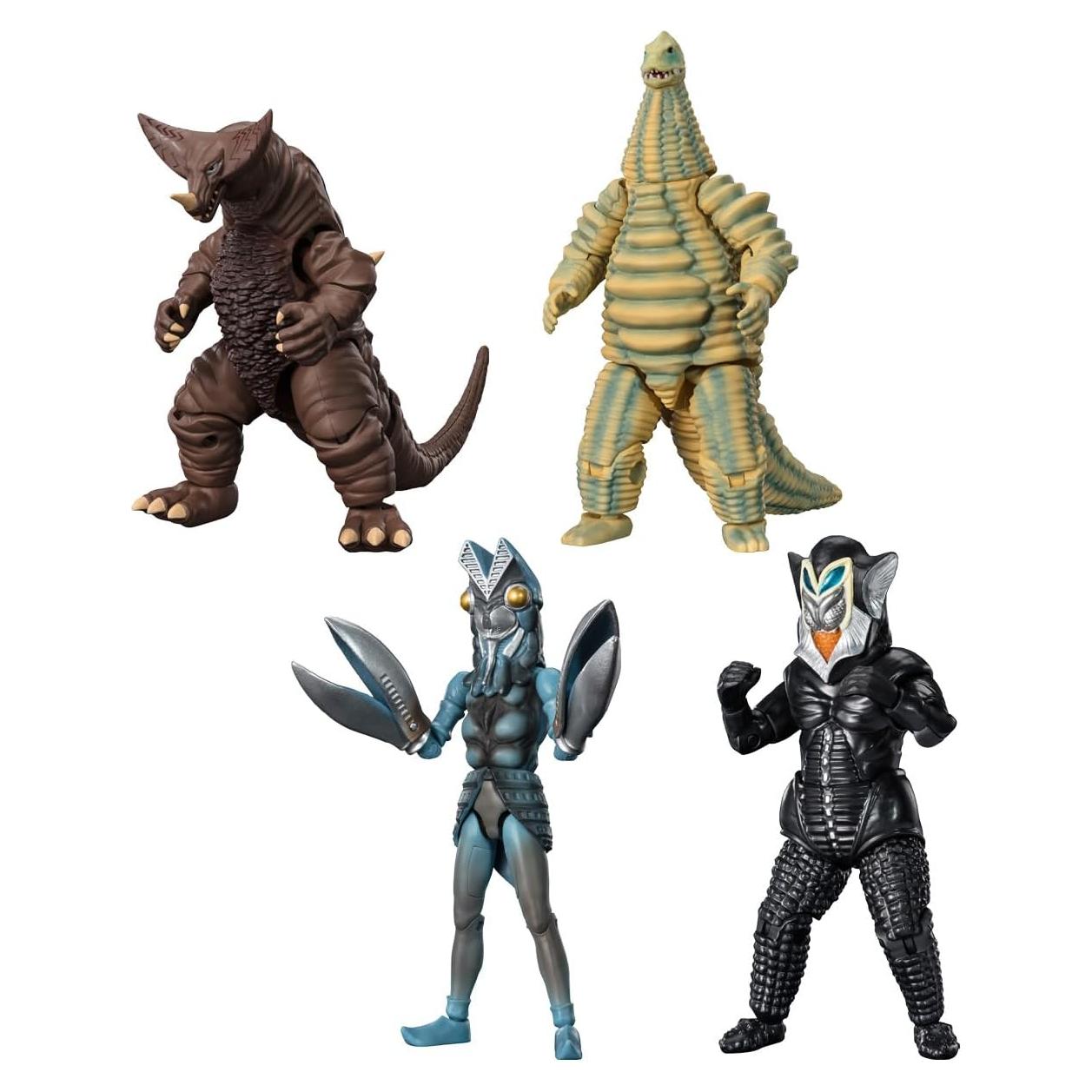 Conjunto de Juguetes Ultra Kaiju ChoDo α Bandai - 4 Piezas