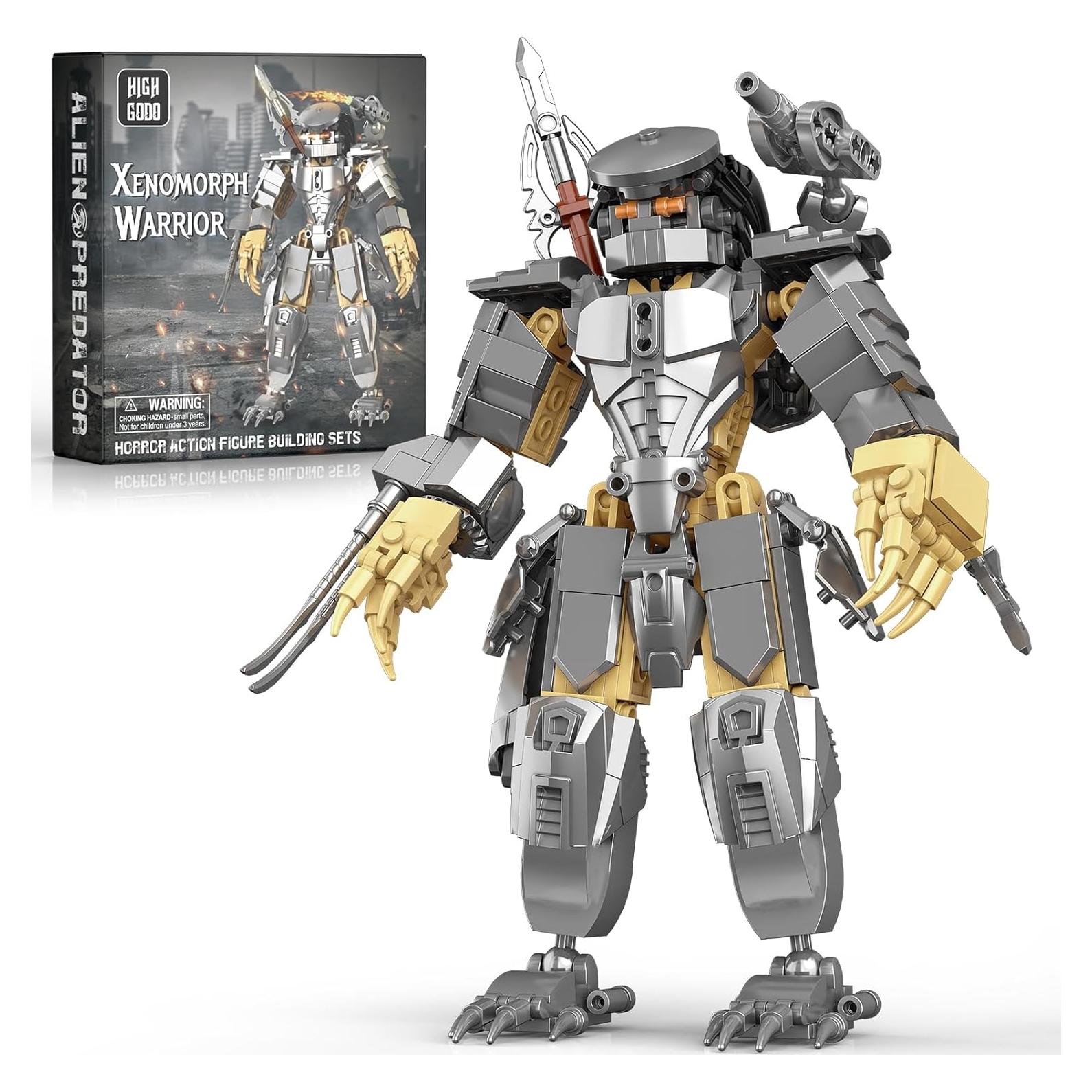 Conjunto de Construcción Guerrero Xenomorfo Mech 478 Piezas