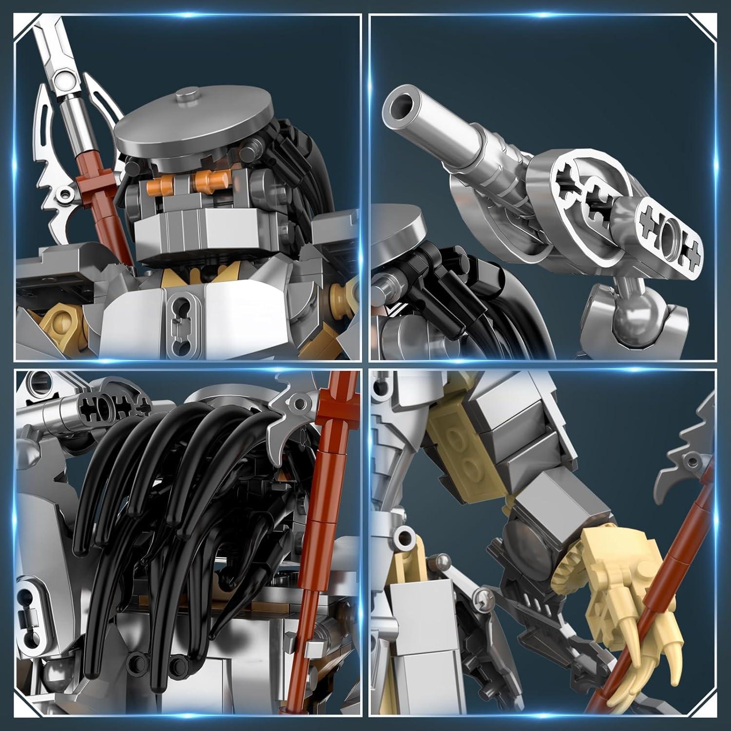 Conjunto de Construcción Guerrero Xenomorfo Mech 478 Piezas