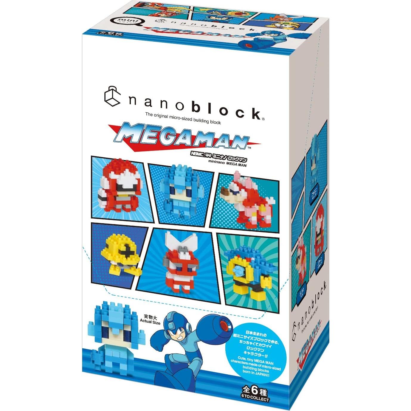 Nanoblock Mega Man Vol. 1 - Kit de Construcción 6 Personajes