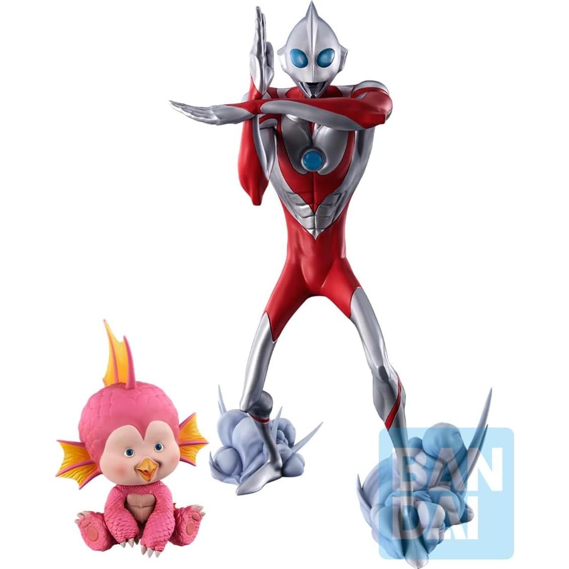 Estatua Coleccionable Ultraman y Emi Bandai Spirits 24.1 cm