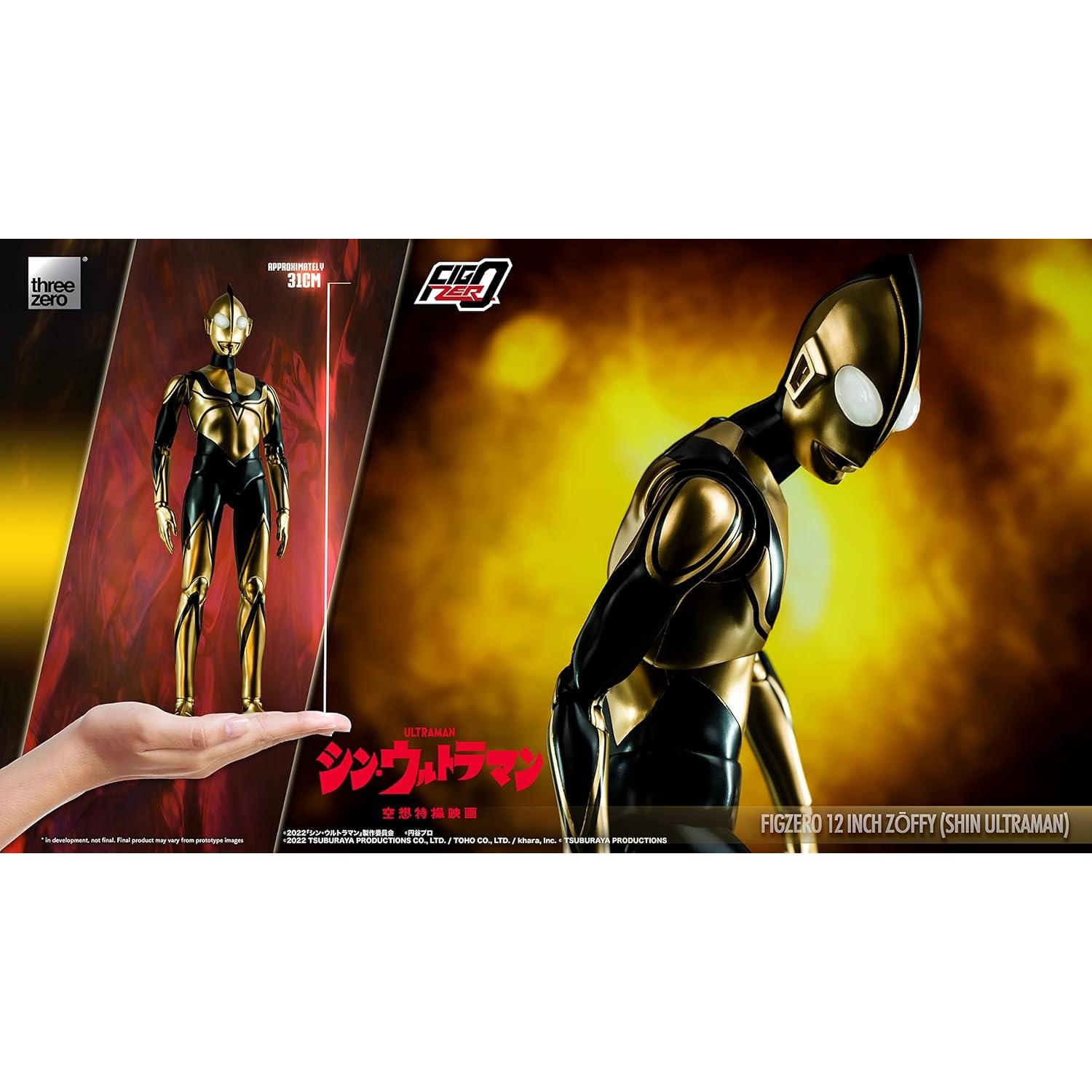 Figura articulada Zoffy 31 cm threezero SHIN ULTRAMAN LED