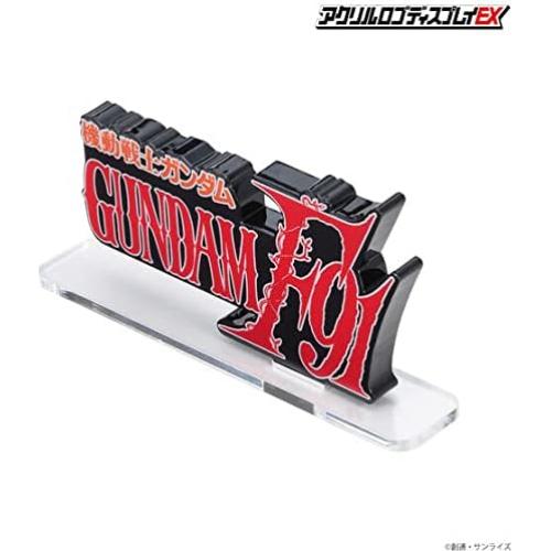 Soporte de Exhibición Acrílico Bandai Gundam F91 10.16x5.08cm