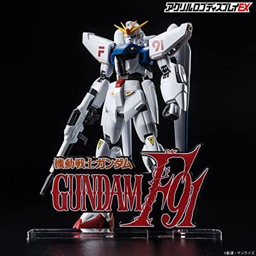 Soporte de Exhibición Acrílico Bandai Gundam F91 10.16x5.08cm