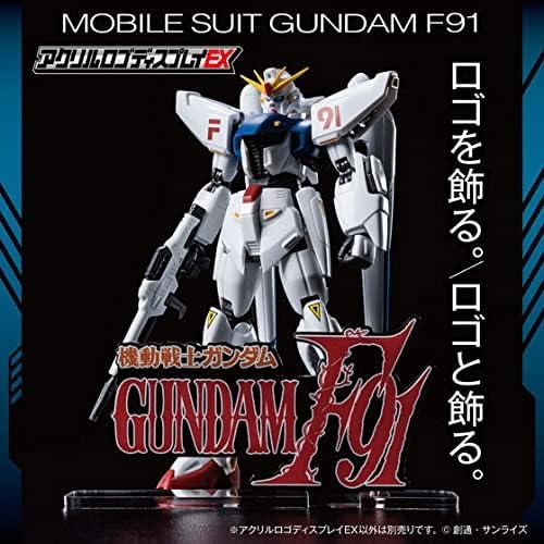 Soporte de Exhibición Acrílico Bandai Gundam F91 10.16x5.08cm