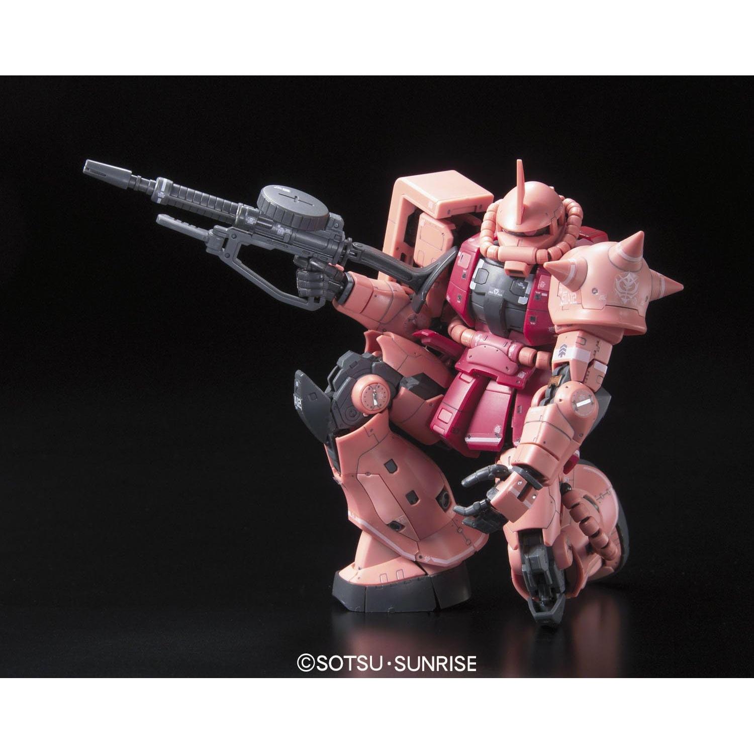 Kit de Modelo Zaku II de Char Bandai RG 1/144 - Detalle Asombroso