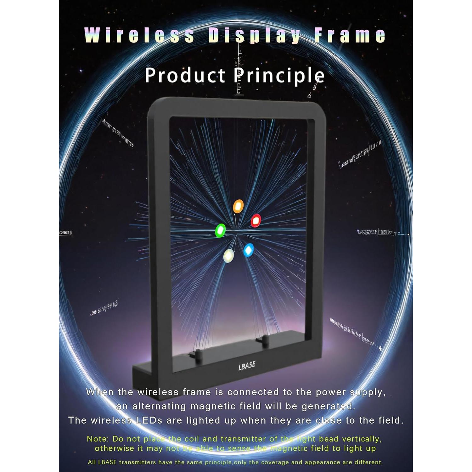 Luz LED Inalámbrica LBASE T3 Azul para Modelos Gundam y Lego