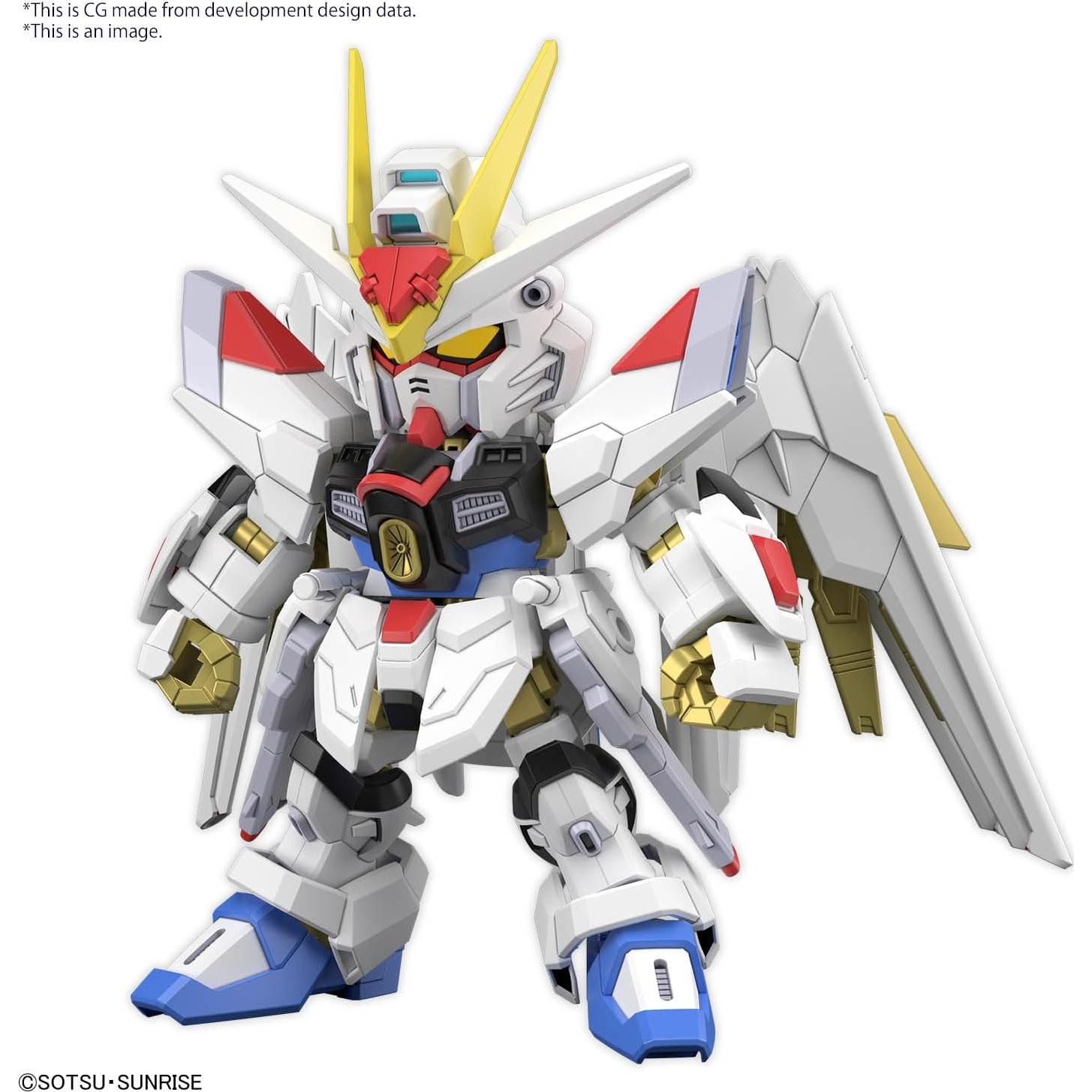 Kit de Modelo BANDAI SPIRITS Mighty Strike Freedom Gundam SDCS