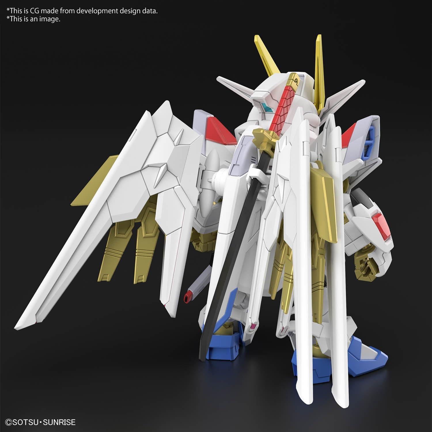 Kit de Modelo BANDAI SPIRITS Mighty Strike Freedom Gundam SDCS