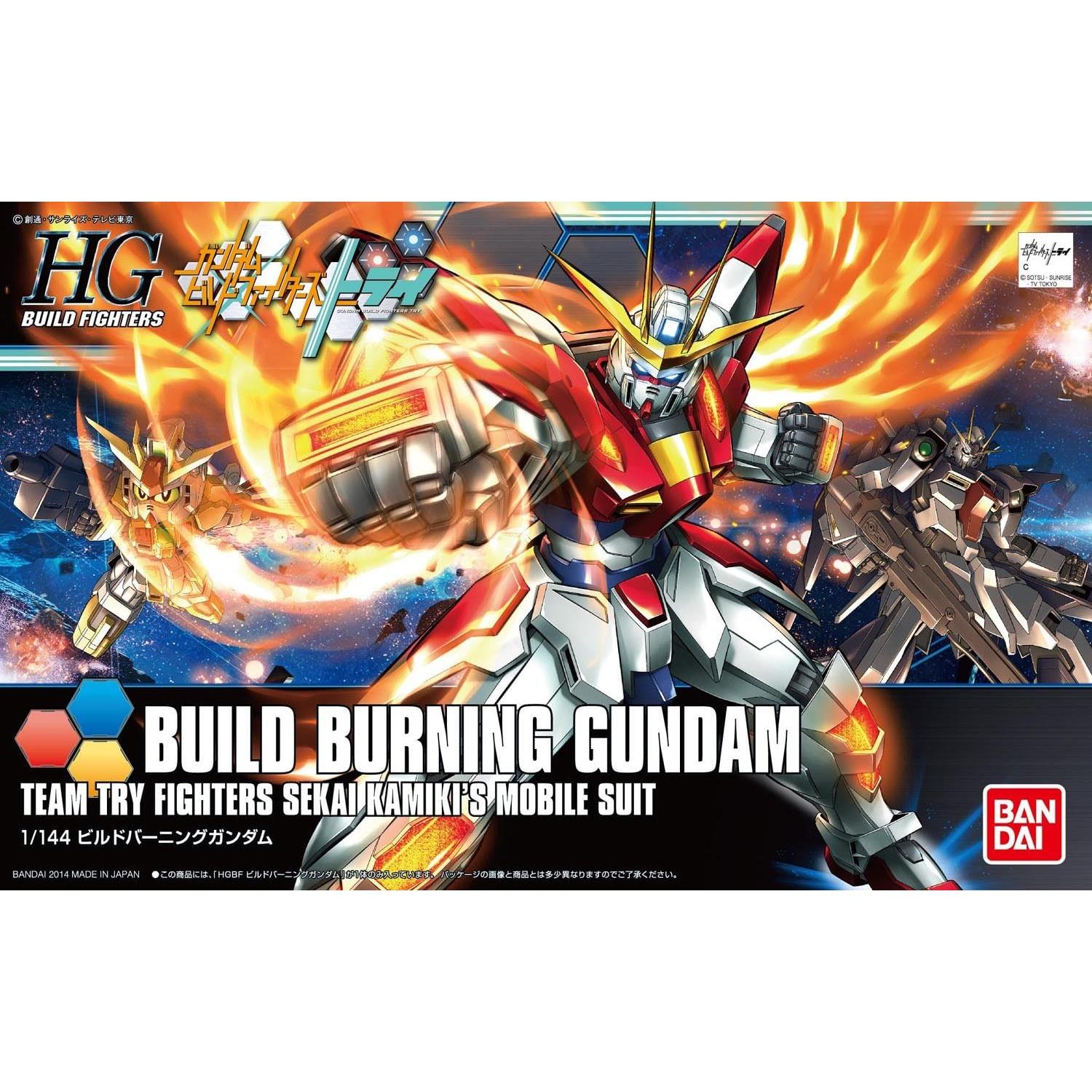 Modelo Gundam Build Fighters Try #18 Build Burning 1/144 Bandai